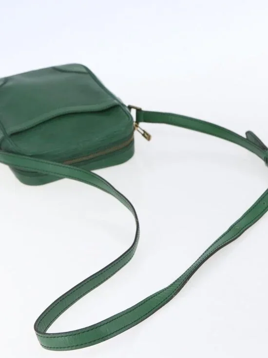 Authentic LOUIS VUITTON Epi Danube Shoulder Bag Green M45634 LV - Picture 14 of 16